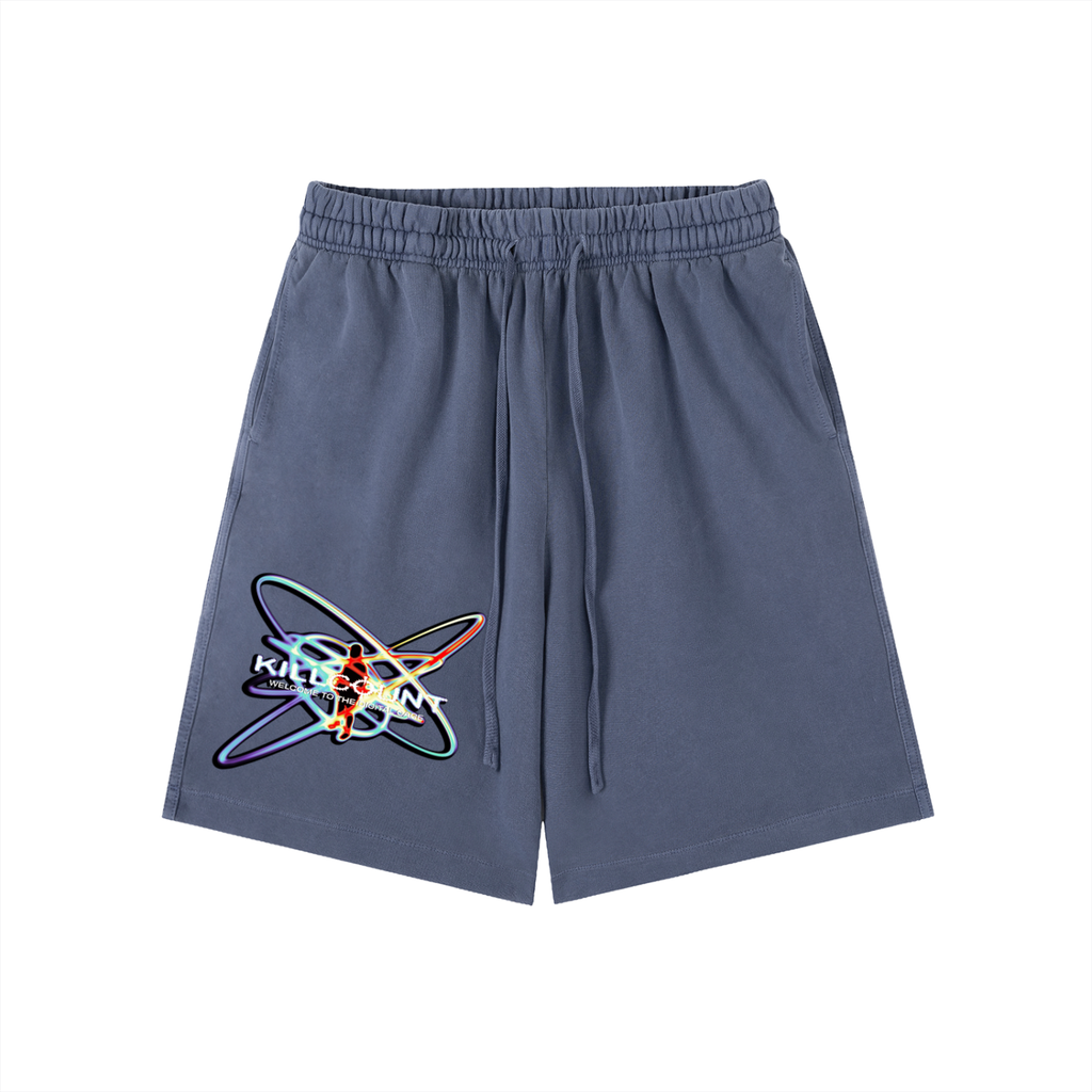The Digital Cage Cotton Shorts