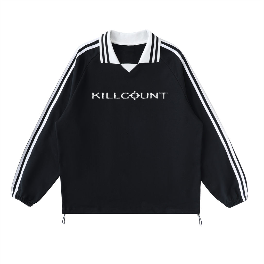 KILLCOUNT x antivillain inc. Collared Sweatshirt