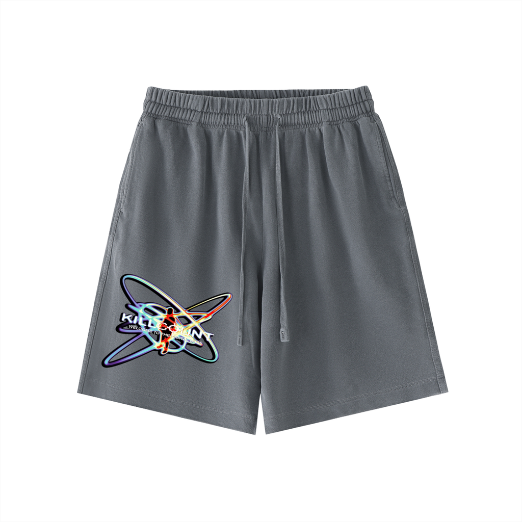 The Digital Cage Cotton Shorts