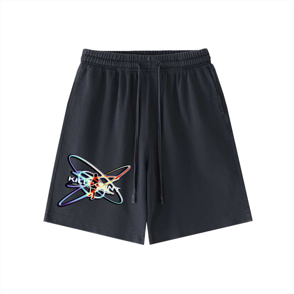 The Digital Cage Cotton Shorts