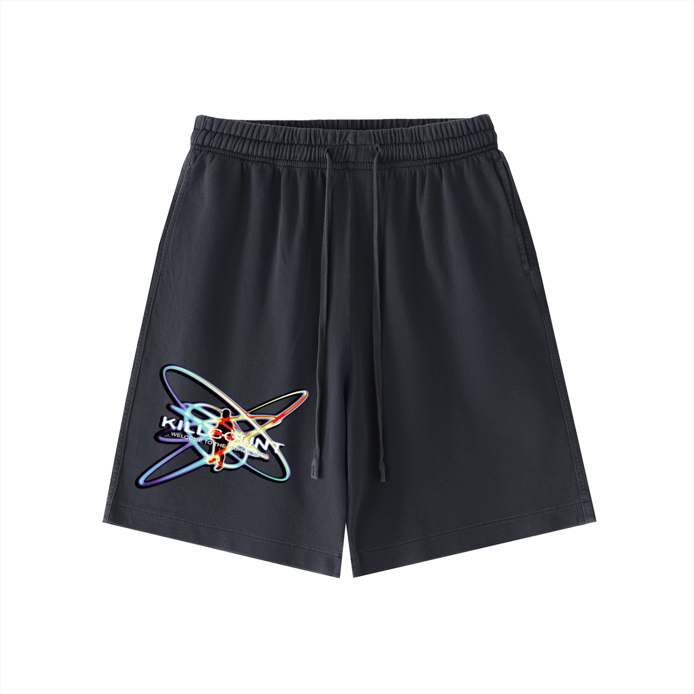 The Digital Cage Cotton Shorts