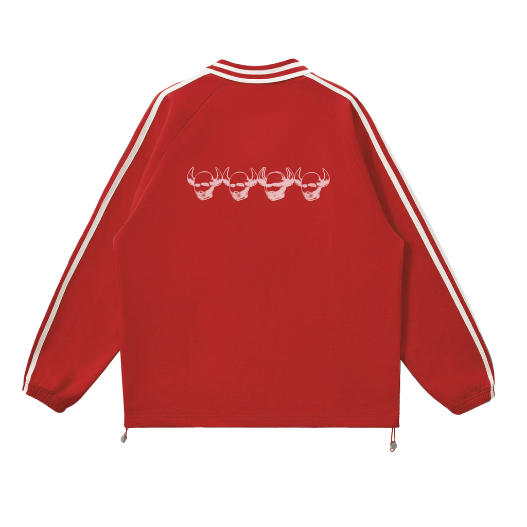 KILLCOUNT x antivillain inc. Collared Sweatshirt