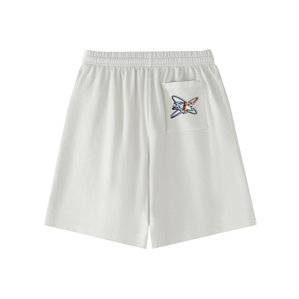 The Digital Cage Cotton Shorts