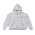 Vampire Bat Full-Zip Boxy Hoodie