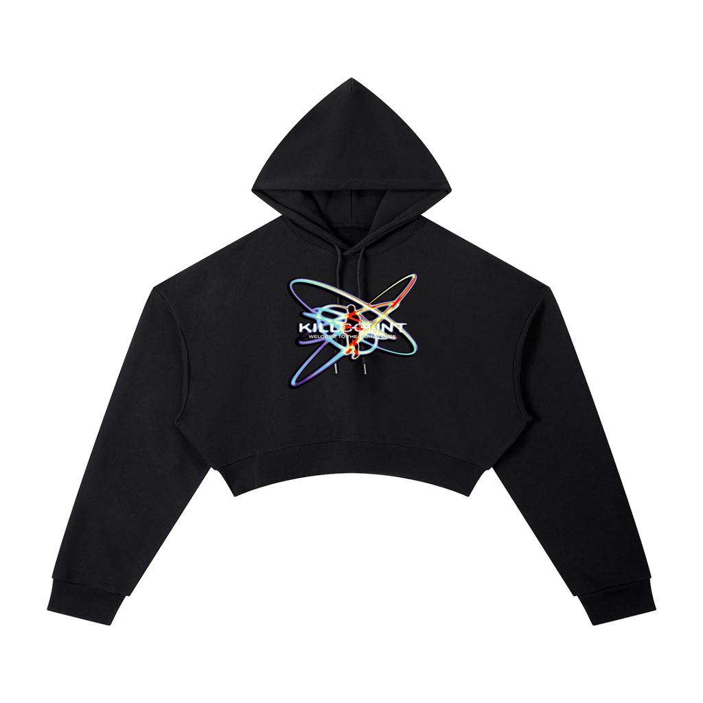 The Digital Cage Cropped Hoodie