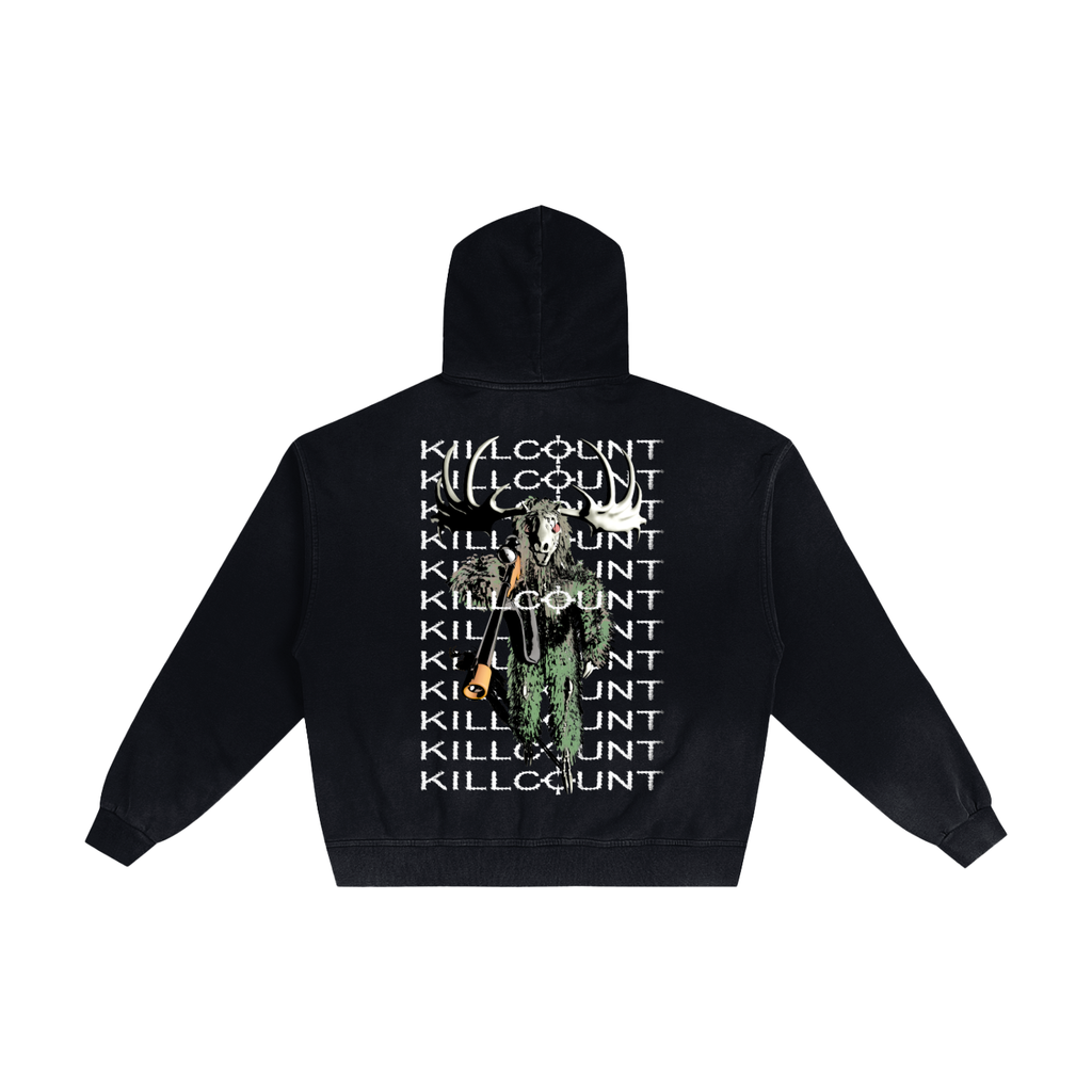 KILLCOUNT x antivillain inc. Zip Up Hoodie