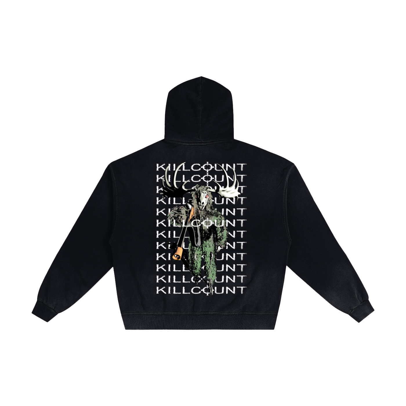 KILLCOUNT x antivillain inc. Zip Up Hoodie