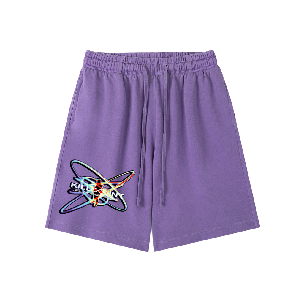 The Digital Cage Cotton Shorts