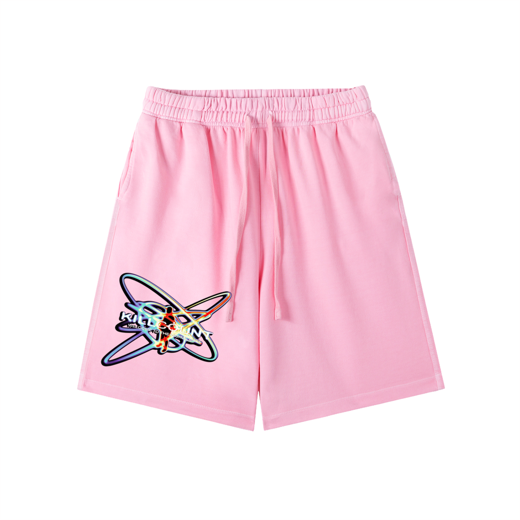 The Digital Cage Cotton Shorts