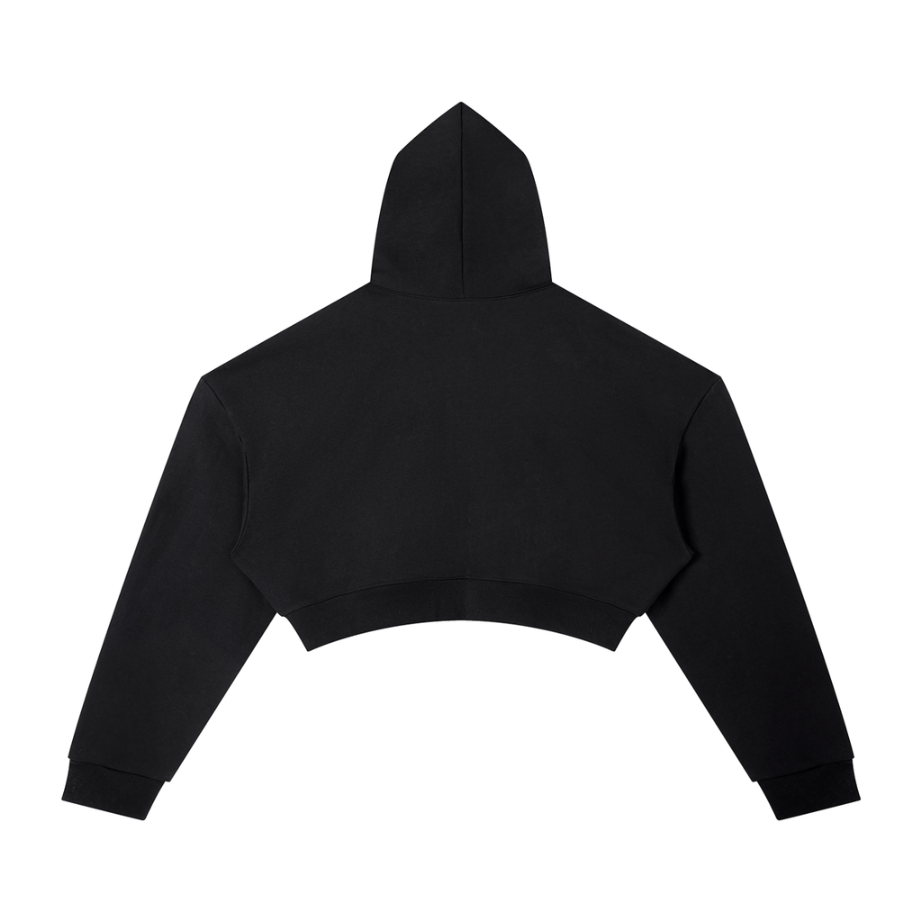 The Digital Cage Cropped Hoodie