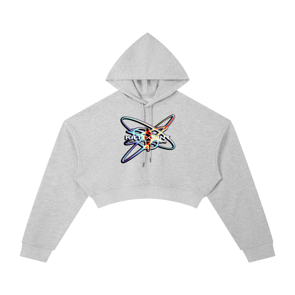 The Digital Cage Cropped Hoodie