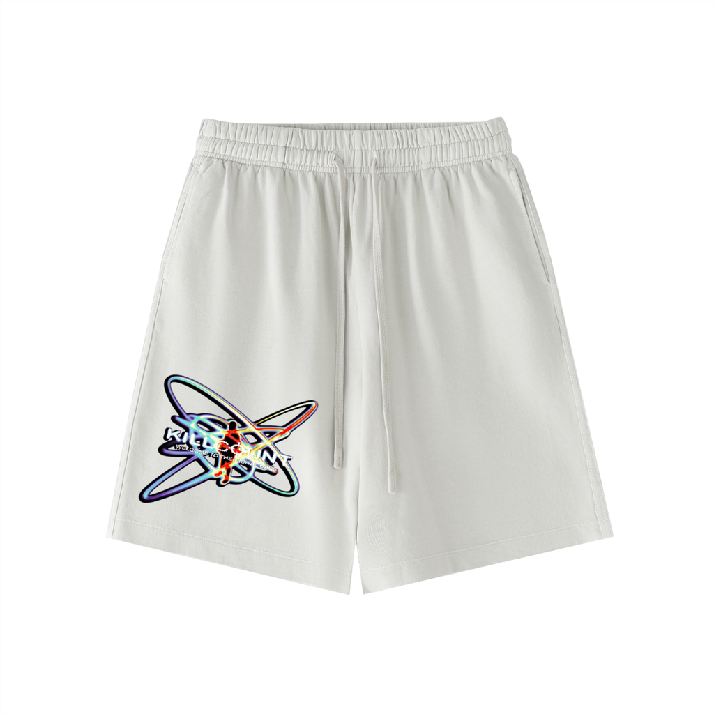 The Digital Cage Cotton Shorts