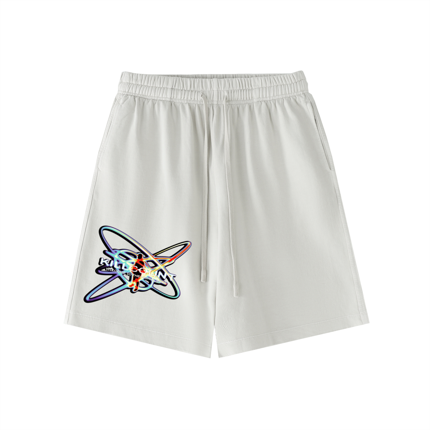 The Digital Cage Cotton Shorts